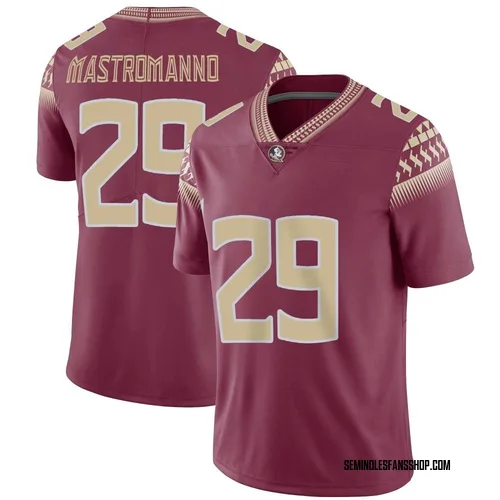 Men's Nike Alex Mastromanno Florida State Seminoles Limited Garnet Football Jersey