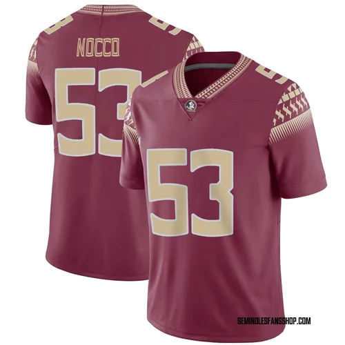 Men's Nike Alex Nocco Florida State Seminoles Limited Garnet Football Jersey