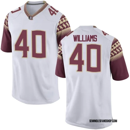 Men's Nike Amaree Williams Florida State Seminoles Replica White Football College Jersey