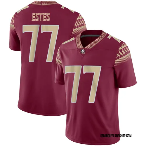 Men's Nike Bryson Estes Florida State Seminoles Game Garnet Football Jersey