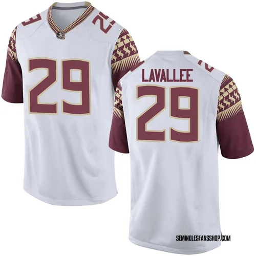 Men's Nike Caleb LaVallee Florida State Seminoles Replica White Football College Jersey