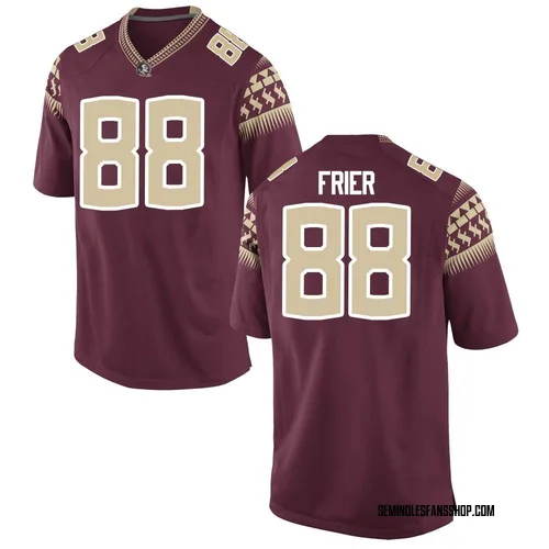 Men's Nike Camdon Frier Florida State Seminoles Replica Garnet Football College Jersey