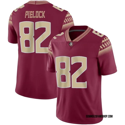 Men's Nike Carson Pielock Florida State Seminoles Game Garnet Football Jersey