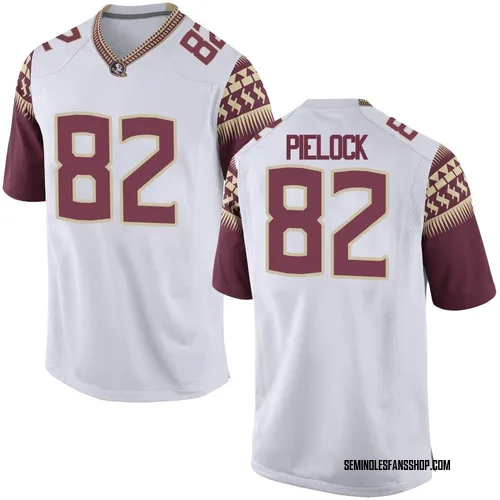 Men's Nike Carson Pielock Florida State Seminoles Replica White Football College Jersey