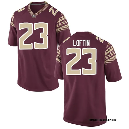Men's Nike Chase Loftin Florida State Seminoles Replica Garnet Football College Jersey