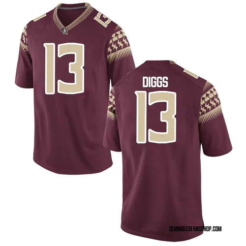 Men's Nike Deamontae Diggs Florida State Seminoles Game Garnet Football College Jersey
