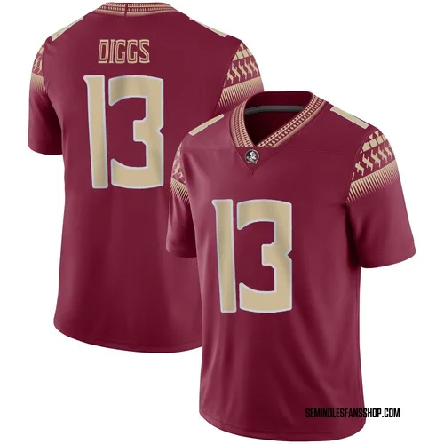 Men's Nike Deamontae Diggs Florida State Seminoles Game Garnet Football Jersey