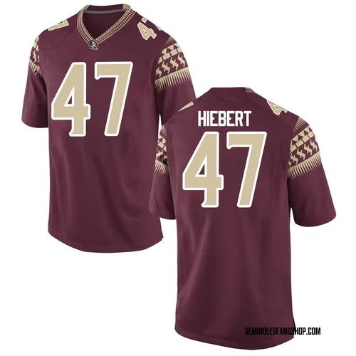 Men's Nike Donny Hiebert Florida State Seminoles Replica Garnet Football College Jersey