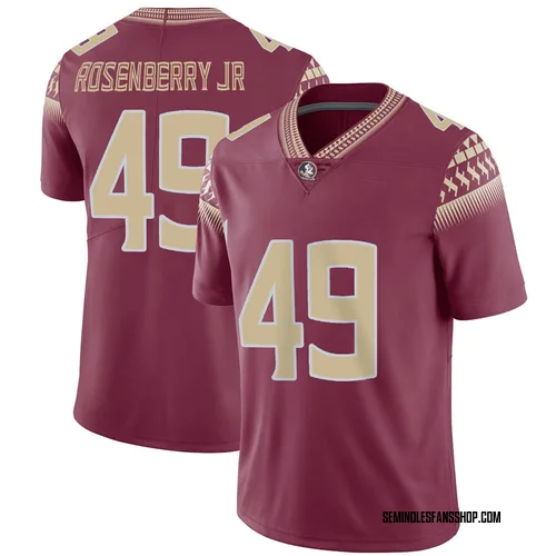 Men's Nike James Rosenberry Jr. Florida State Seminoles Limited Garnet Football Jersey