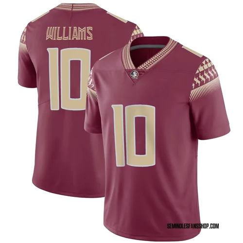 Men's Nike James Williams Florida State Seminoles Limited Garnet Football Jersey