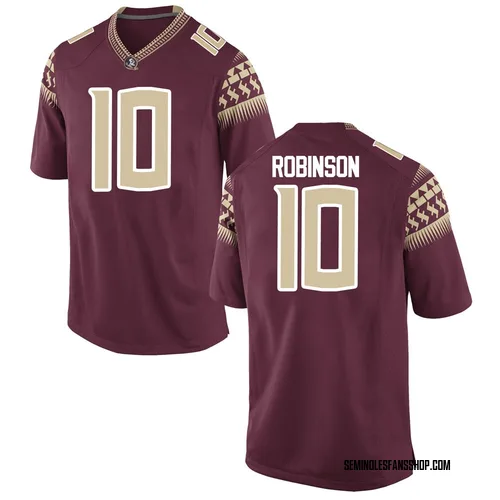 Men's Nike Jammie Robinson Florida State Seminoles Replica Garnet Football College Jersey