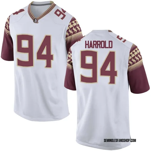 Men's Nike Jesse Harrold Florida State Seminoles Replica White Football College Jersey