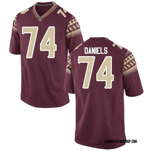 Men's Nike Jonathan Daniels Florida State Seminoles Replica Garnet Football College Jersey