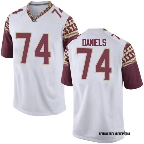 Men's Nike Jonathan Daniels Florida State Seminoles Replica White Football College Jersey