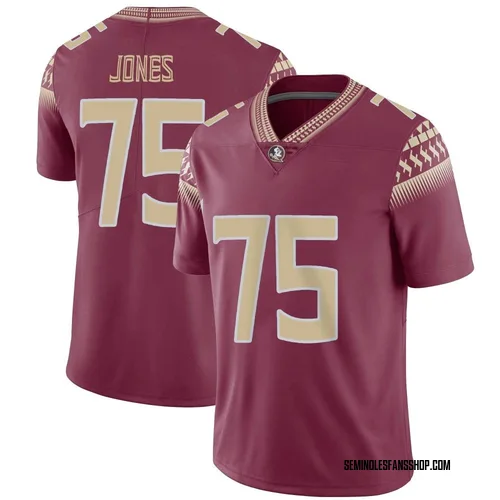 Men's Nike Keiondre Jones Florida State Seminoles Limited Garnet Football Jersey