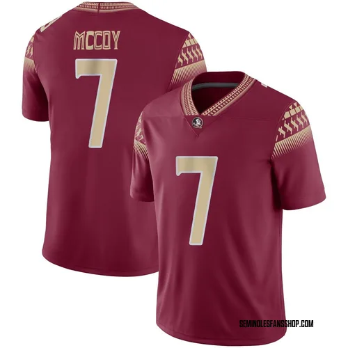 Men's Nike Lawayne McCoy Florida State Seminoles Game Garnet Football Jersey