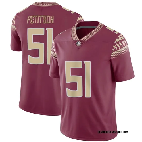 Men's Nike Luke Petitbon Florida State Seminoles Limited Garnet Football Jersey