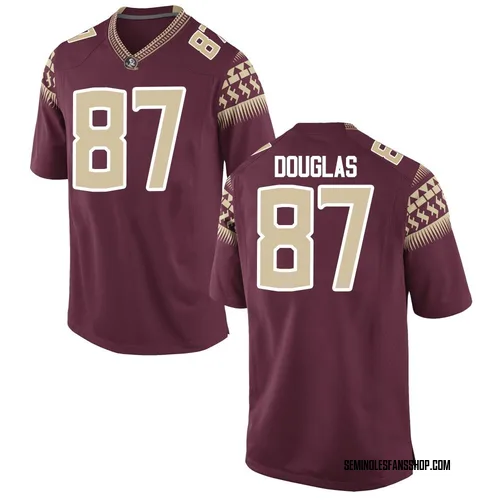 Men's Nike Markeston Douglas Florida State Seminoles Replica Garnet Football College Jersey