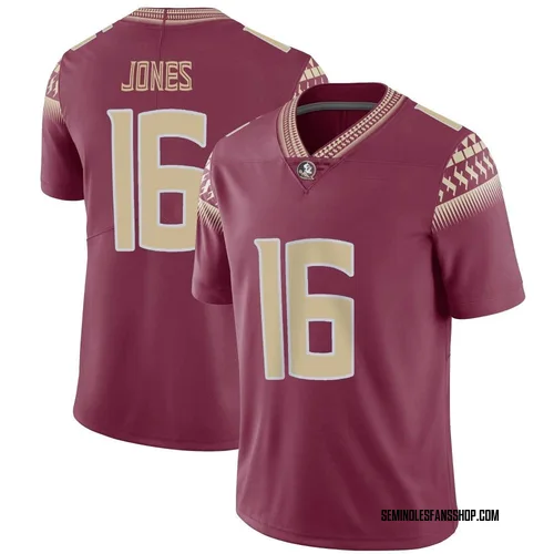 Men's Nike Quindarrius Jones Florida State Seminoles Limited Garnet Football Jersey