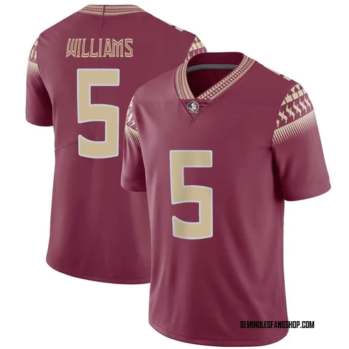 Men's Nike Roydell Williams Florida State Seminoles Limited Garnet Football Jersey