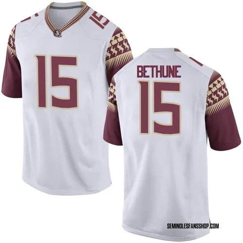 Men's Nike Tatum Bethune Florida State Seminoles Replica White Football College Jersey