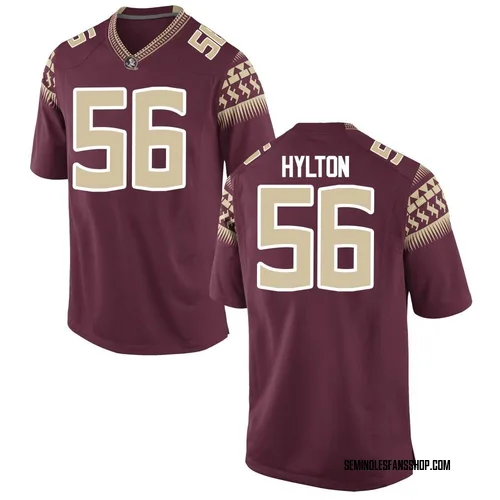 Men's Nike Tye Hylton Florida State Seminoles Replica Garnet Football College Jersey