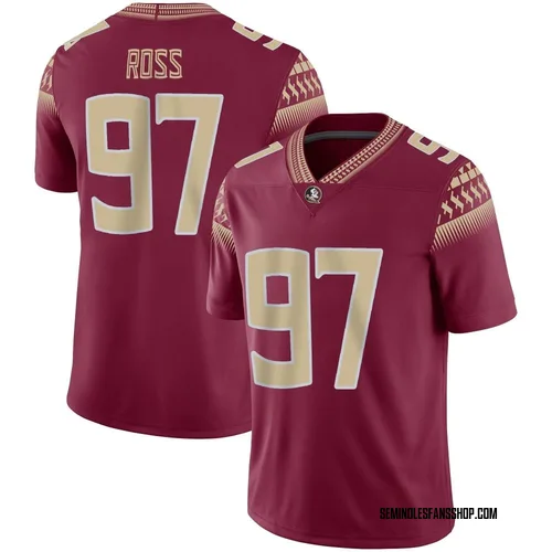 Men's Nike William Ross Florida State Seminoles Game Garnet Football Jersey