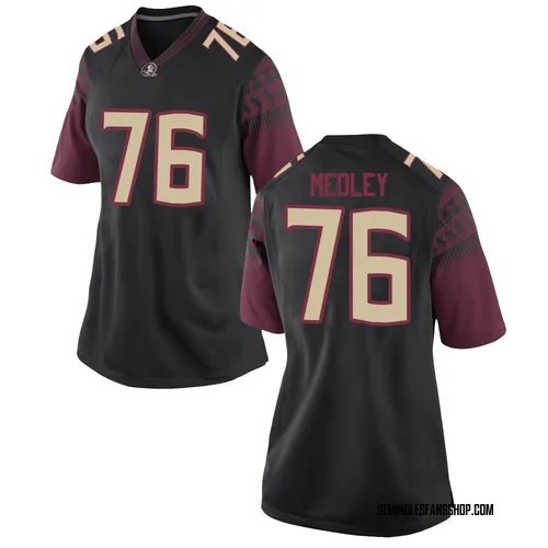 Women's Nike Adrian Medley Florida State Seminoles Game Black Football College Jersey