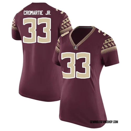 Women's Nike Antonio Cromartie Jr. Florida State Seminoles Replica Garnet Football College Jersey