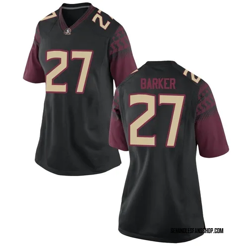 Women's Nike Ashlynd Barker Florida State Seminoles Game Black Football College Jersey