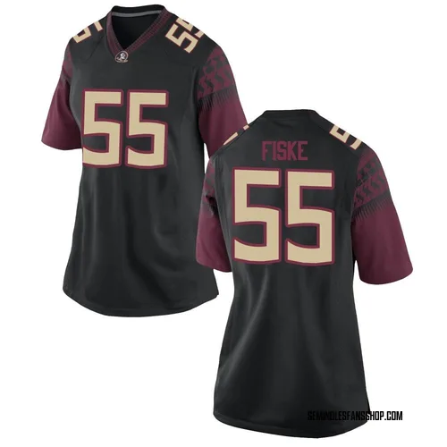Women's Nike Braden Fiske Florida State Seminoles Game Black Football College Jersey