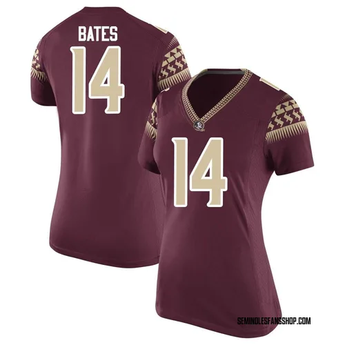 Women's Nike Cai Bates Florida State Seminoles Replica Garnet Football College Jersey