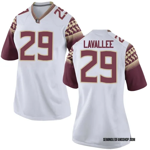 Women's Nike Caleb LaVallee Florida State Seminoles Game White Football College Jersey