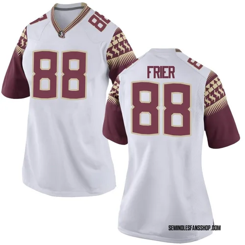 Women's Nike Camdon Frier Florida State Seminoles Replica White Football College Jersey