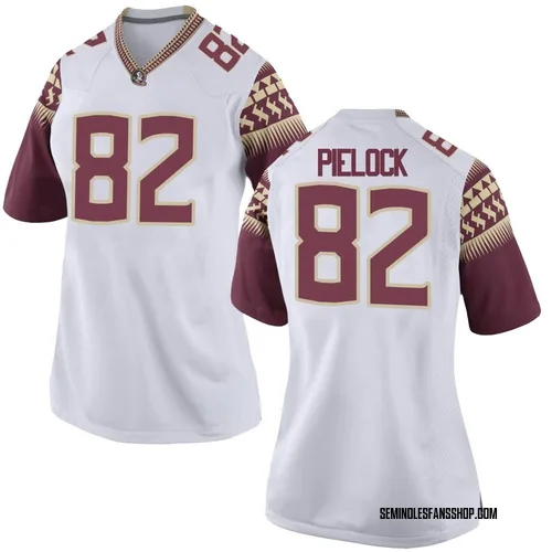 Women's Nike Carson Pielock Florida State Seminoles Game White Football College Jersey