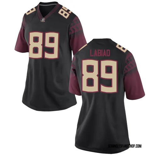 Women's Nike Greyson Labiad Florida State Seminoles Game Black Football College Jersey