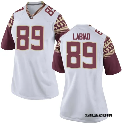 Women's Nike Greyson Labiad Florida State Seminoles Replica White Football College Jersey