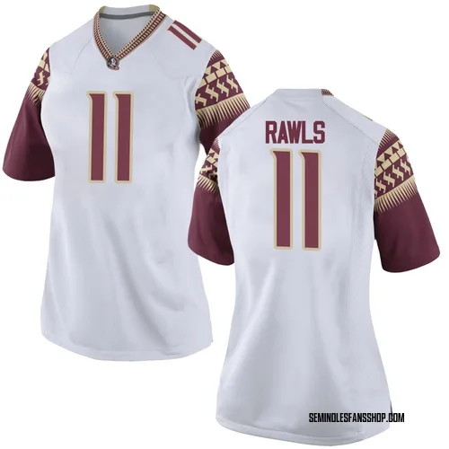 Women's Nike Ja'Bril Rawls Florida State Seminoles Game White Football College Jersey