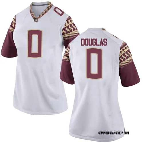 Women's Nike Ja'Khi Douglas Florida State Seminoles Game White Football College Jersey