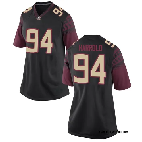 Women's Nike Jesse Harrold Florida State Seminoles Replica Black Football College Jersey
