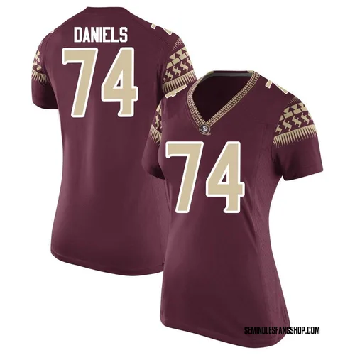 Women's Nike Jonathan Daniels Florida State Seminoles Replica Garnet Football College Jersey