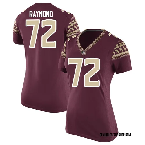 Women's Nike Josh Raymond Florida State Seminoles Game Garnet Football College Jersey