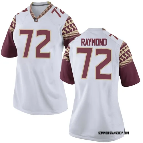 Women's Nike Josh Raymond Florida State Seminoles Replica White Football College Jersey