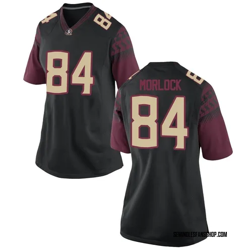 Women's Nike Kyle Morlock Florida State Seminoles Replica Black Football College Jersey