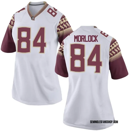 Women's Nike Kyle Morlock Florida State Seminoles Replica White Football College Jersey