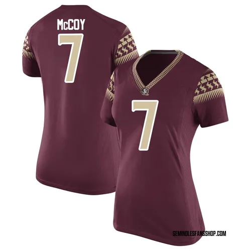 Women's Nike Lawayne McCoy Florida State Seminoles Game Garnet Football College Jersey
