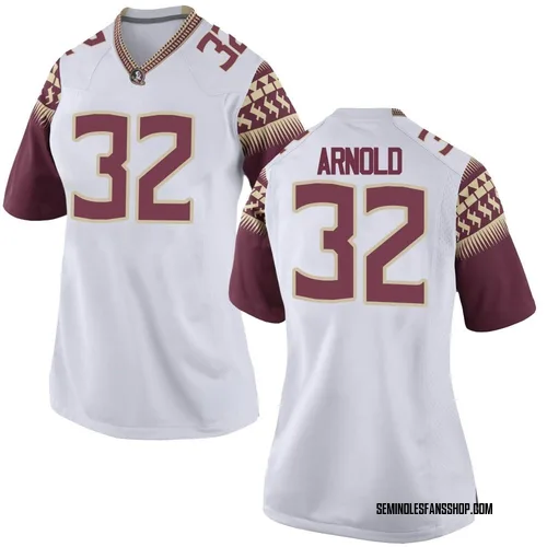 Women's Nike Mason Arnold Florida State Seminoles Replica White Football College Jersey