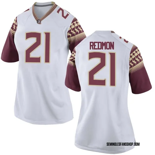 Women's Nike Max Redmon Florida State Seminoles Replica White Football College Jersey