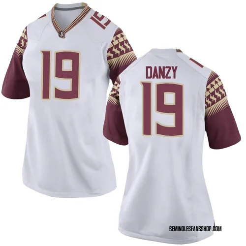 Women's Nike Micahi Danzy Florida State Seminoles Replica White Football College Jersey