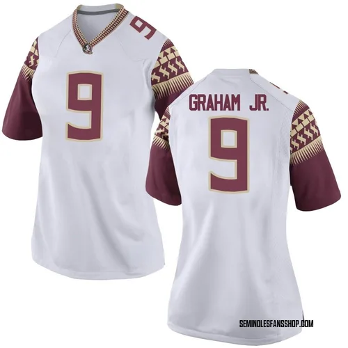 Women's Nike Omar Graham Jr. Florida State Seminoles Replica White Football College Jersey